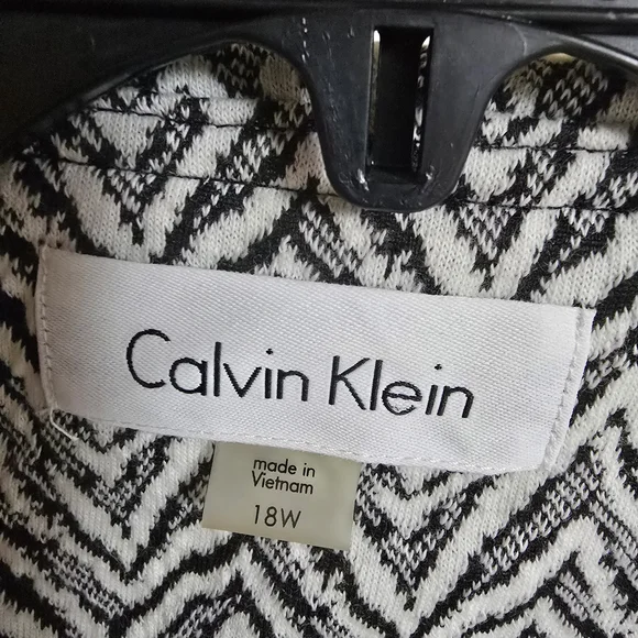 Women's Calvin Klein Open Front Blazer Coat Jacket sz 18 Plus NEW with Tags - Picture 3 of 7